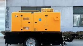 Передвижная электростанция и дренажный насос