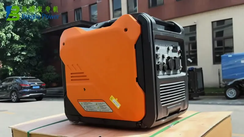 Портативный бесшумный инверторный бензиновый генератор