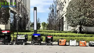 Мобильные осветительные мачты с бензиновым генератором мощностью 5 кВт