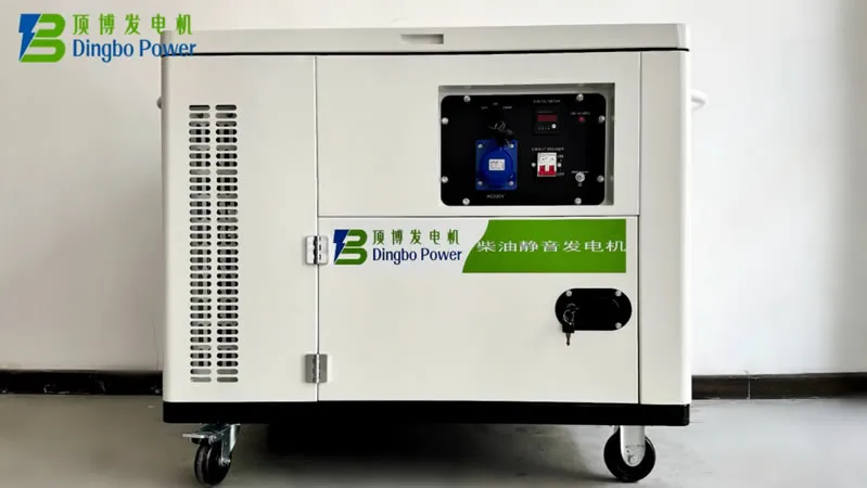 Дизельный бесшумный генератор с воздушным охлаждением