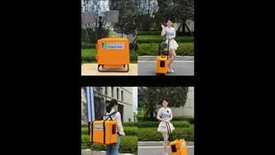 Портативная осветительная мачта с бензиновым генератором 700 Вт