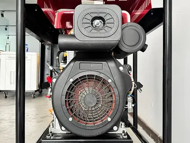 Дизельный генератор на открытой раме с воздушным охлаждением (один цилиндр)