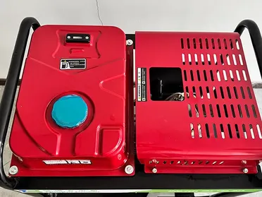 Дизельный генератор на открытой раме с воздушным охлаждением (один цилиндр)