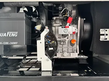 Дизельный бесшумный генератор с воздушным охлаждением (один цилиндр)