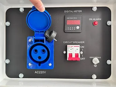 Дизельный бесшумный генератор с воздушным охлаждением (один цилиндр)