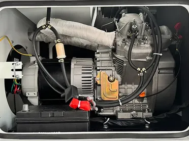 Дизельный бесшумный генератор с воздушным охлаждением (два цилиндра)