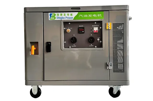 Бензиновый бесшумный генератор с воздушным охлаждением (один цилиндр)