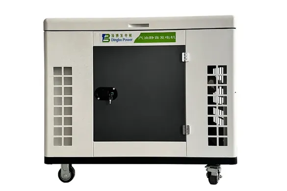 Бензиновый бесшумный генератор с воздушным охлаждением (два цилиндра)