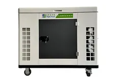 Бензиновый бесшумный генератор с воздушным охлаждением, 10 кВт-20кВт (два цилиндра)